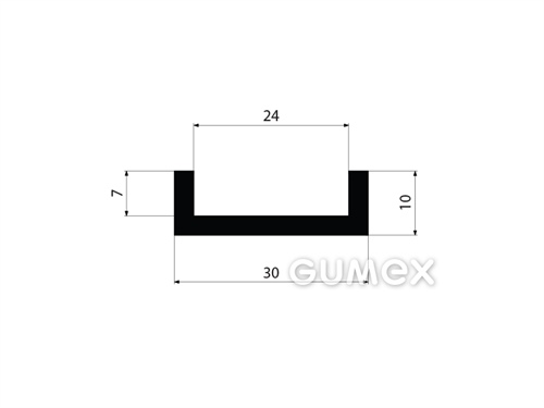 GUMMIPROFILE U-FORM - EPDM